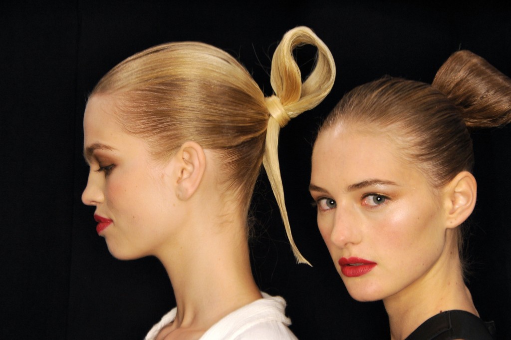 BioSilk Haircare Backstage At Carolina Herrera Spring/Summer 2015