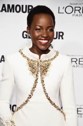 Makeup: Lupita Nyong'o's 2014 Glamour Women Of The Year Awards Look