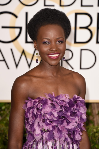 Golden Globes 2015 Makeup: Lupita Nyong'o