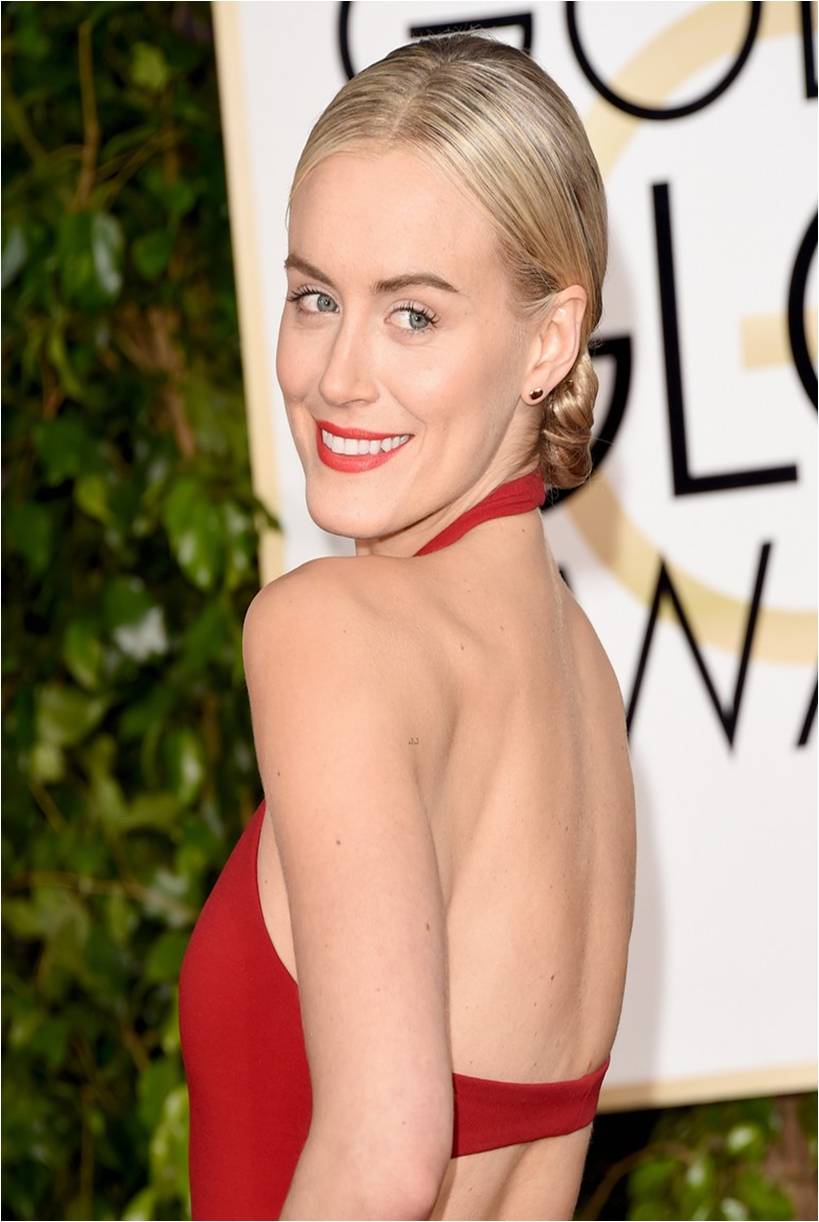 Taylor Schilling Serves Grace Kelly Realness At The Golden Globes