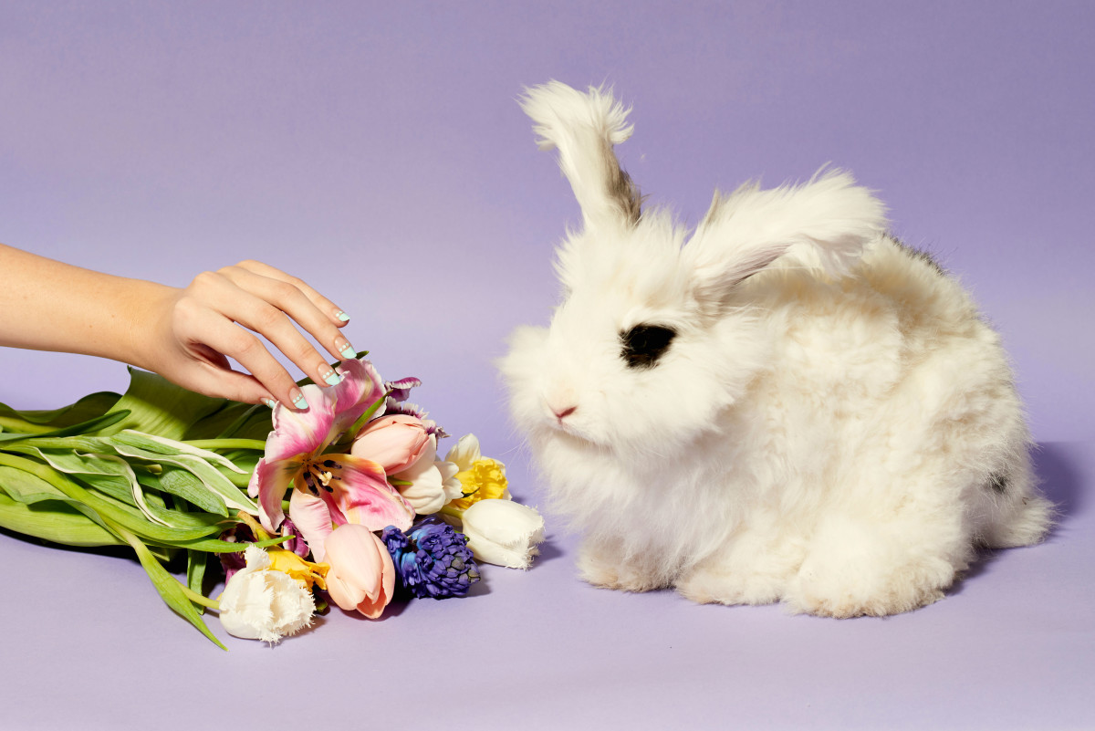 Deck Your Digits With This Negative-space Mani For Easter