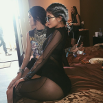 Kylie Jenner’s Black And Silver Coachella Braids