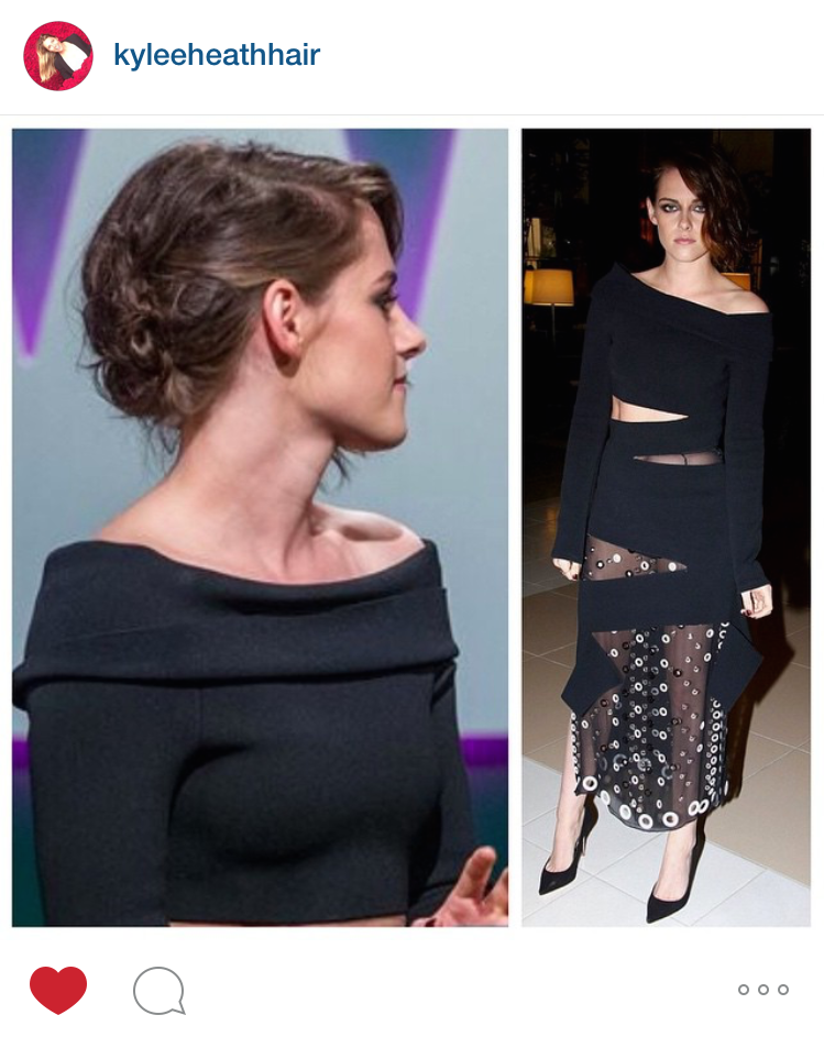 The Trick To Kristin Stewart’s Rock & Roll ‘Do At The Women in Film Awards