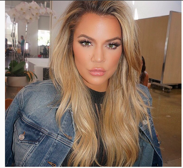 Khloe Kardashian Sports Mega Lashes And A Nude Lip On Instagram