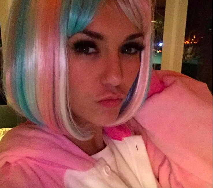 Nina Dobrev Dons Some Post-Halloween Wigs