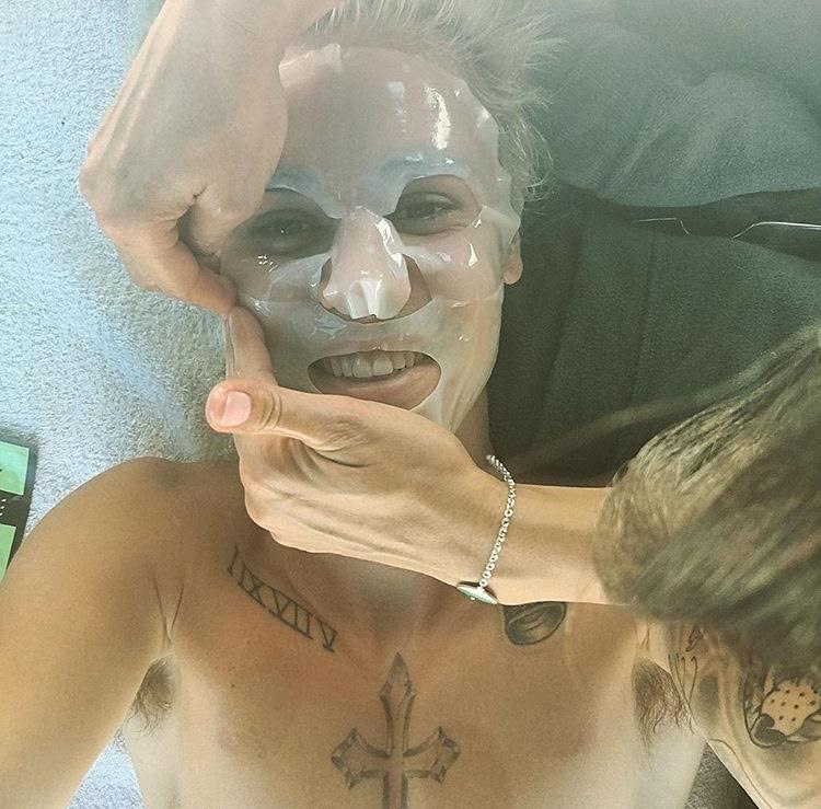 Insta Of The Week: Justin Bieber’s Talika Mask Moment