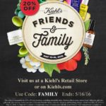 Kiehl’s Friends And Family Code