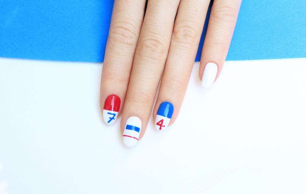 JINsoon - 4th of July Nail Art