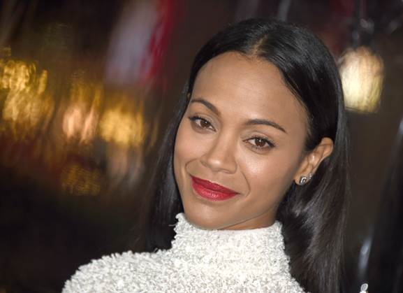 You’re Going To Want To Recreate Zoe Saldana’s Red Lip, Stat