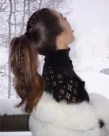 You Need To Don Olivia Culpo’s Braided Ponytail, Like, Now