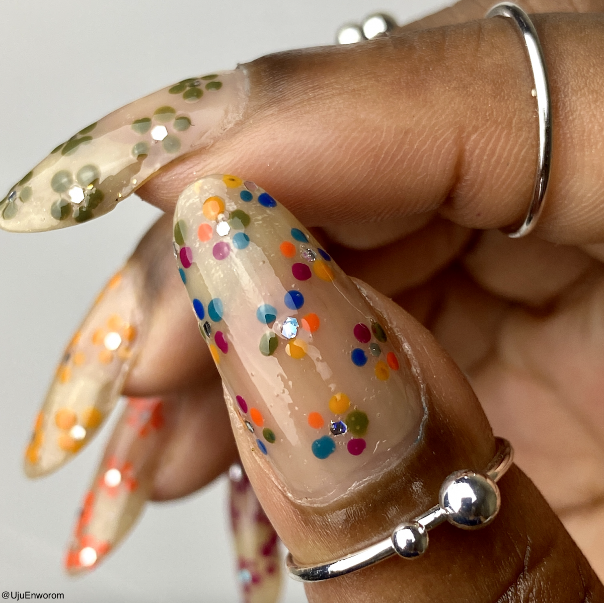 Mani of the Week: Fall Petals