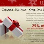 25% Off at Borghese.com