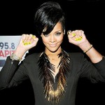 Rihanna Rocks Essie Shorty Pants