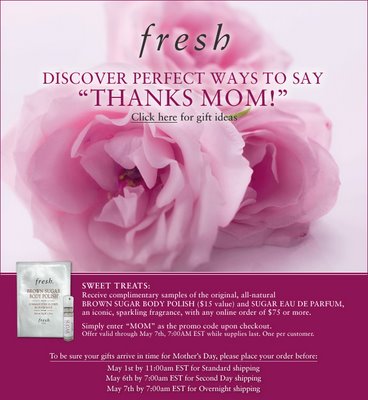 Mother’s Day Deals on Fresh Products