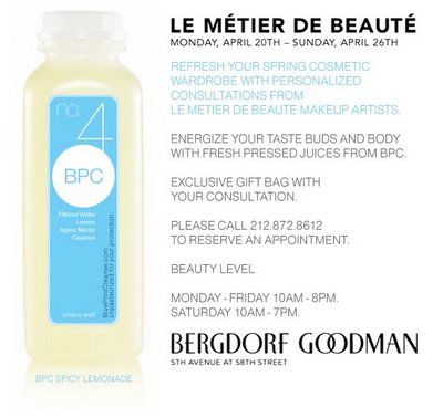 Get a Personalized Consultation from Le Metier de Beaute Makeup Artists and an Exclusive Gift Bag