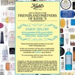 Kiehl’s Friends and Family!