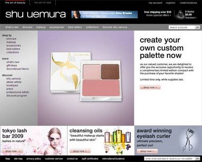 Get a Shu Uemura Complimentary Palette Compact!