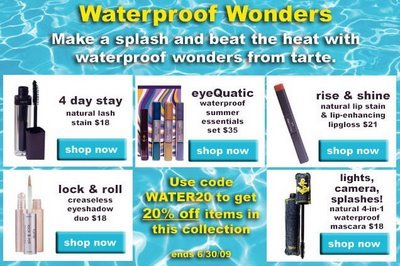 Waterproof Wonders Sale at tarte: 20% Off