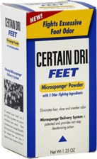 Eff Flip-flops; Force the Flats: But Use Certain Dri Feet Microsponge Powder