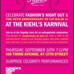 Fashion’s Night Out At Kiehl’s