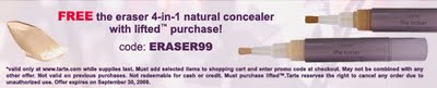 Free 4-in-1 Natural Concealer from tarte!