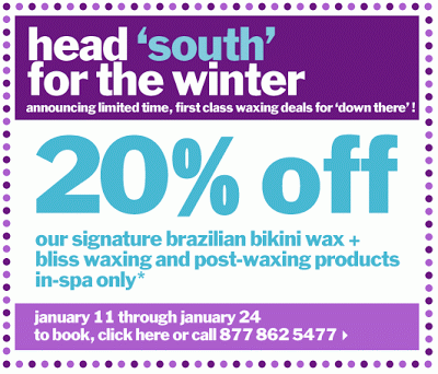 20% Off Waxing At Bliss