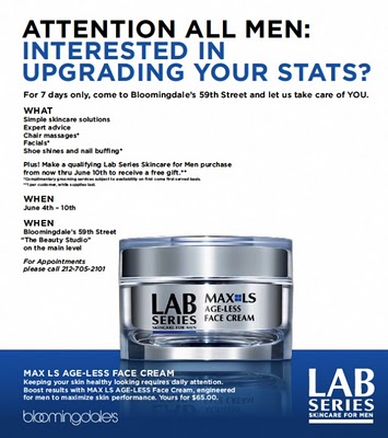 Lab Series for Men Partners with Bloomingdales