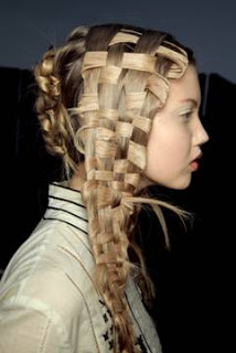 Basket-woven Hair at McQueen’s Spring 2011 Show