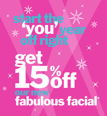 15% Off Bliss Spa Facials