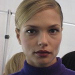 Plummy Tones Backstage At Carolina Herrera