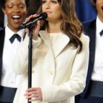 Get The Look: Lea Michele’s Hairstyle At The Superbowl