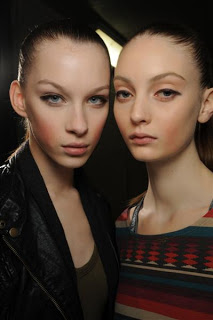 Downturned Eyes And Cheeks Backstage at Marc Jacobs