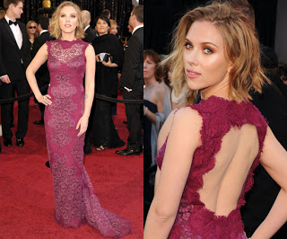 2011 Oscars Makeup: Scarlett Johansson