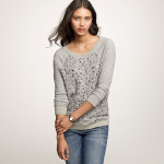 LUST: JCrew Haya Bead And Sequin Sweatshirt