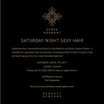 Get Your Hair Done By Serge Normant At Barney’s This Weekend!