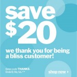 $20 Off At Blissworld.com