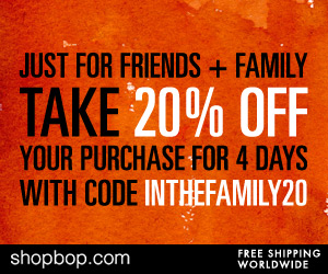 Shopbop Friends & Family Sale Code