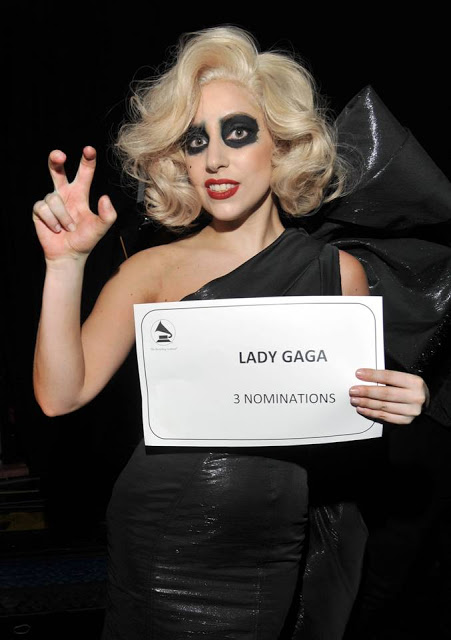 Lady Gaga Wears Carolina Herrera For The Grammy Nominations Concert