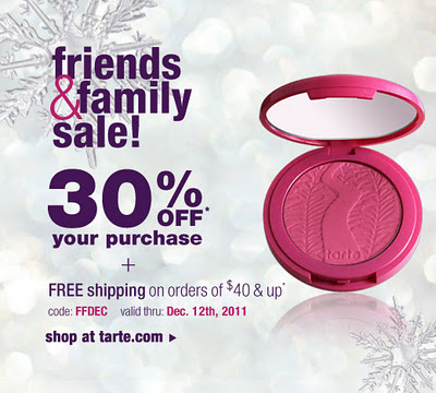 Tarte Friends & Family Discount