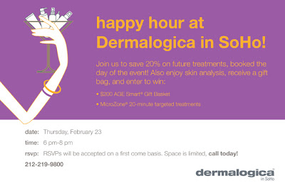 Happy Hour At Dermalogica In SoHo, NYC
