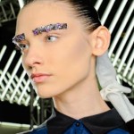 Paris Fashion Week Fall 2012 Beauty Update: Glittering Eyebrows At Chanel