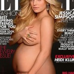 Jessica Simpson Nude & Pregnant On The Cover Of Elle