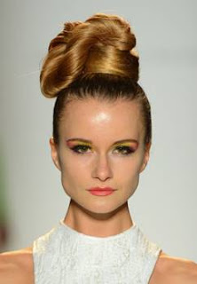 My Updo Runneth Over At The Joanna Mastroianni Spring 2013 Show