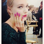 Kate Spade AW 2013 Backstage Beauty: Hair/Makeup/Nails