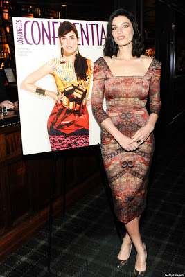 Jessica Pare’s Hairstyle At LA Confidential And Samsung Galaxy Present The Magazine’s Spring Issue