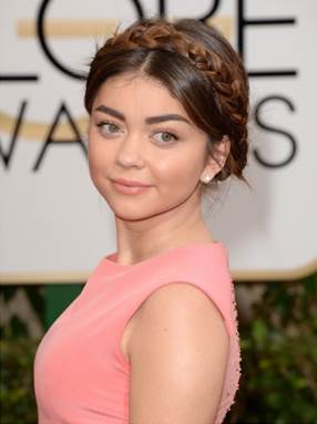 Golden Globes 2014 Beauty: Sarah Hyland’s Hairstyle & Nails