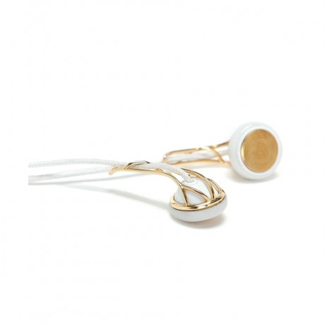 On Wednesdays We Wear Pink-gold Adorned Ear Buds