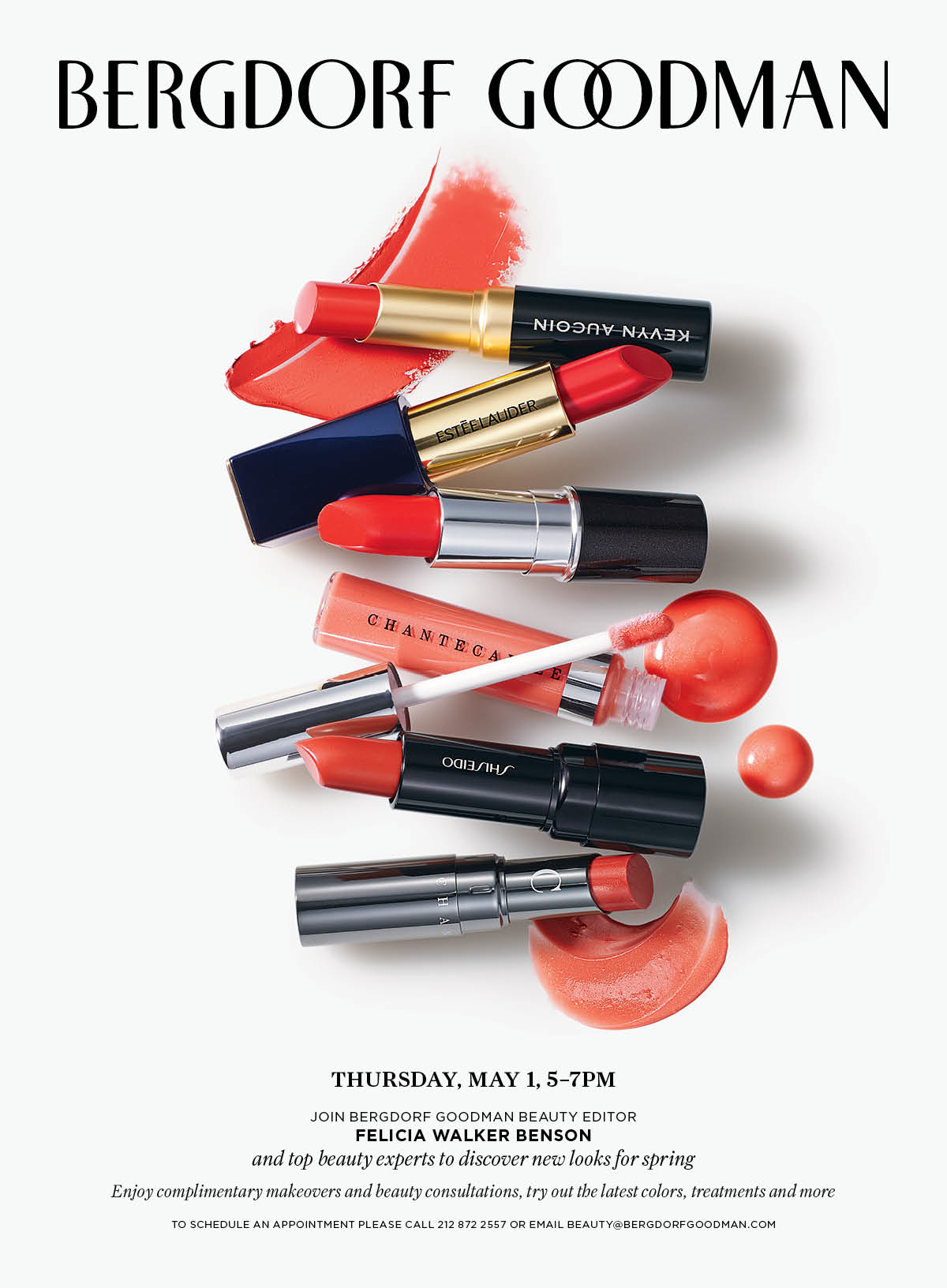 Complimentary Makeovers At Bergdorf Goodman On May 1