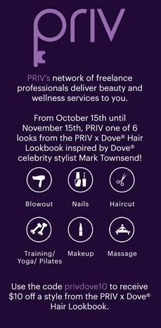 Dove Hair Partners With Priv
