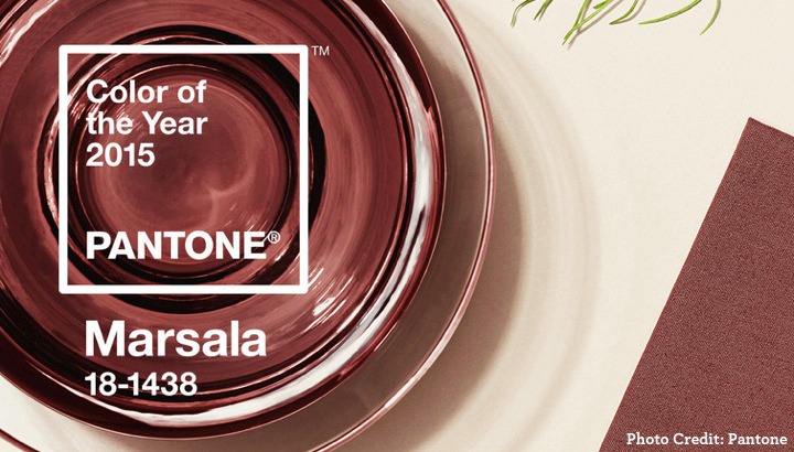 Pantone 2015 Color Of The Year: Marsala